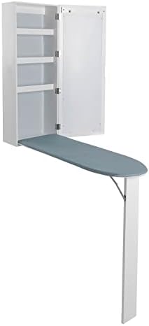 Wall Ironing Board Cabinet White