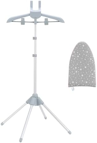 CINPIUK garment steamer rackAdjustable Metal Steamer Rack for ClothesGrey