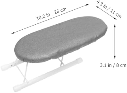 Compact tabletop ironing board for small spaces