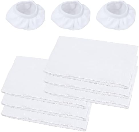 6-Piece Microfiber Mop Pad Set 3-Piece Iron-On Cloth Set