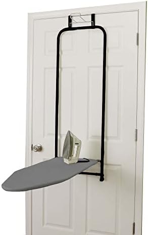 Over the Door Ironing Board Matte Black compact solution for ironing