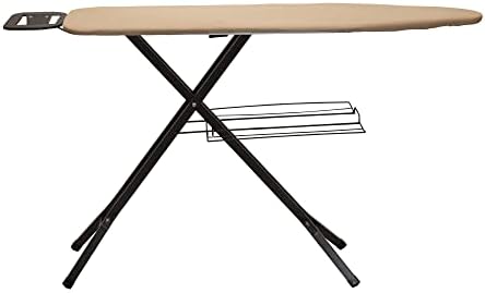High-Quality Mesh Steel Top Ironing Board with Silver Finish