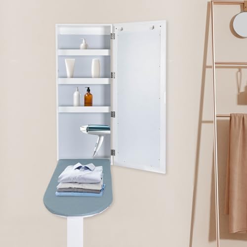 Durable Folding Ironing Board Cabinet for Small Spaces