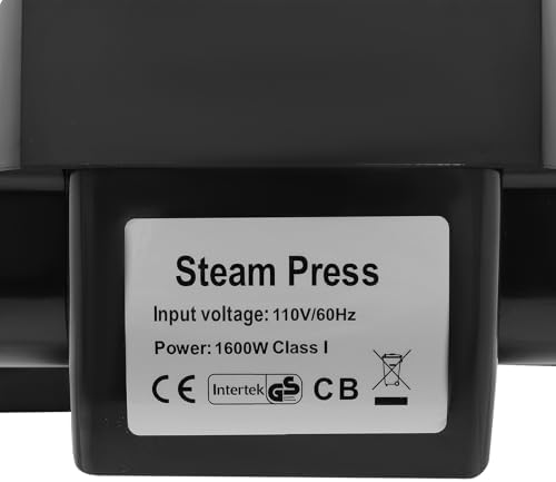 Intelligent Digital Steam Press with Multiple Fabric Settings Black