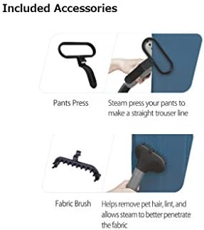 SALAV Garment Steamer with 1500W Power and 4 Steam Settings Black