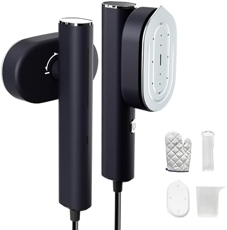 HULMAY - Portable Efficient 10s Steamer for Fast 120V Wrinkle Removal