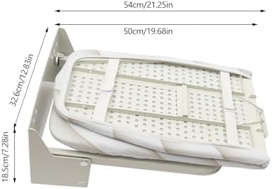 Wall-Mounted Ironing Board Durable Space-Saving