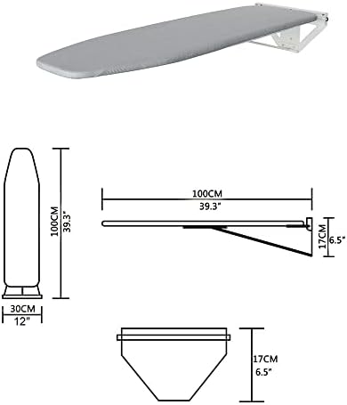 Space-Saving Wall-Mounted Ironing Board