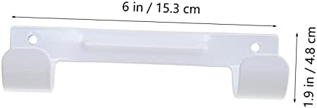 Ciieeo 2 Pcs Wall Mounted Ironing Board Hook Rack