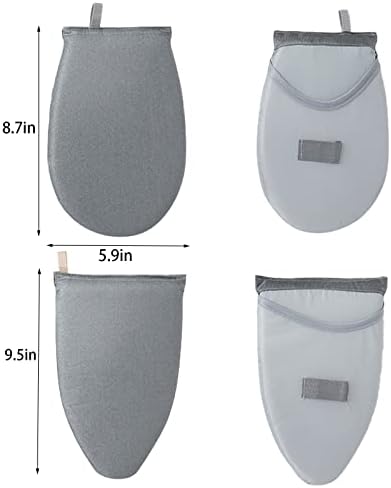 2-Piece Heat-Resistant Anti-Steam Garment Steamer Gloves
