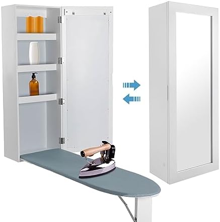 Durable Folding Ironing Board Cabinet for Small Spaces