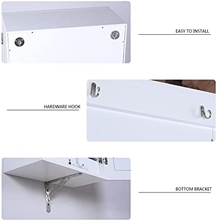 Wall-Mounted Ironing Board with Mirror