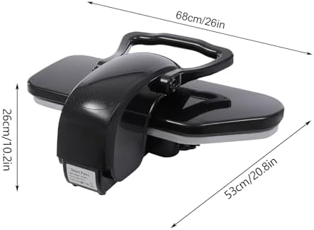 Intelligent Digital Steam Press with Multiple Fabric Settings Black