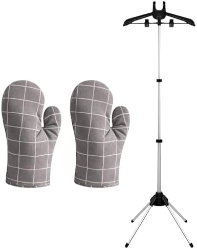 Steamer Rack for Clothes with Ironing Gloves - Garment Steamer