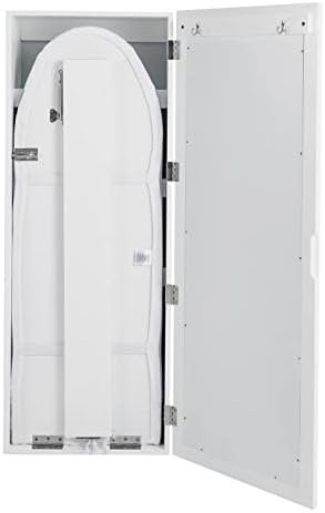 Wall Mounted Ironing Board with Storage Cabinet