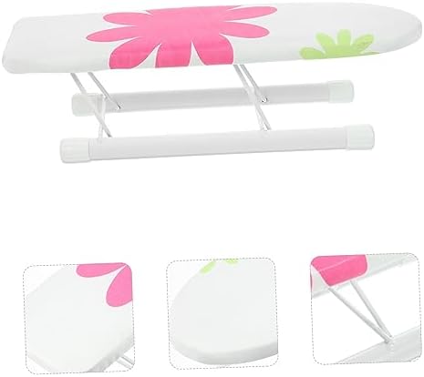 Cabilock Mini Folding Ironing Board with Floral Design
