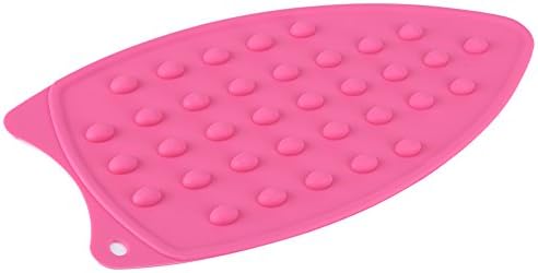 Iron Pad Multipurpose silicone heat rest pad for Cooking Days Rose Red