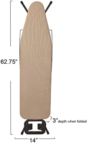 High-Quality Mesh Steel Top Ironing Board with Silver Finish