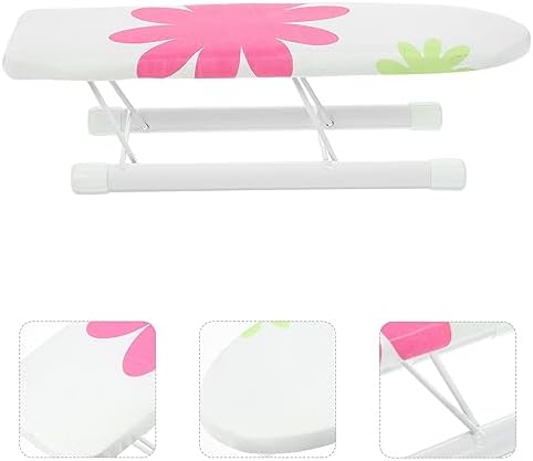Compact Multi-Purpose Ironing Board with Iron Holder