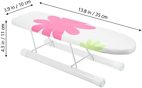 Compact Multi-Purpose Ironing Board with Iron Holder