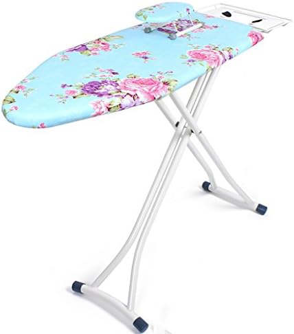 110x31x86cm Folding Ironing Board with Plant Pattern