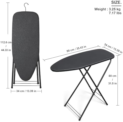 Sturdy Compact 13x35 Ironing Board