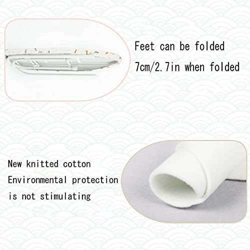 Mini Desktop Ironing Board with Folding Legs and Thick Felt Padding