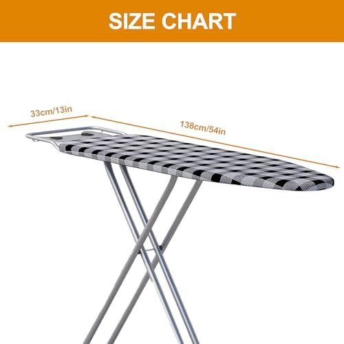 Extra Wide Ironing Board with Adjustable Heat