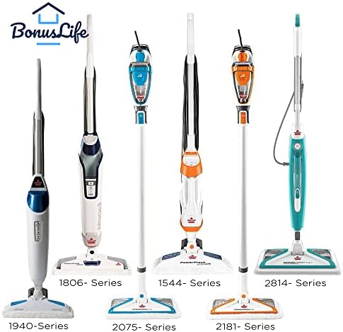Bonus Life Steam Mop Pad Set Durable Microfiber Replacement