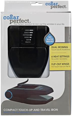 Portable Folding Mini Collar Iron 6 Heat Settings