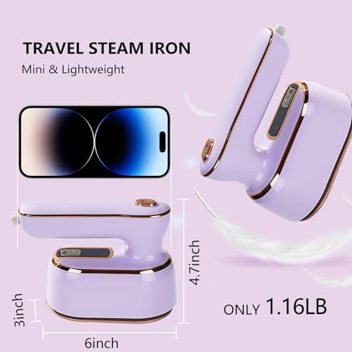 Mini Travel Steamer Iron for Easy Wearing