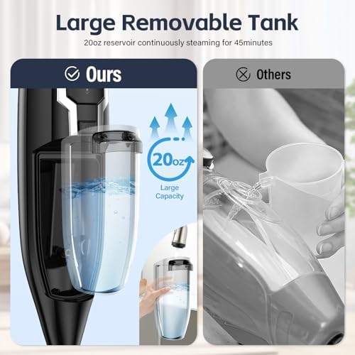 Leiksen Steam Mop - 12-in-1 Powerful Cleaner