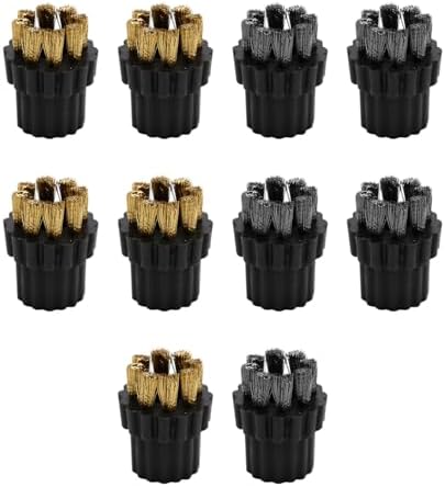 Zreneyfex 10-Pc Steam Mop Brush Heads