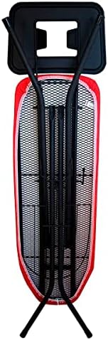 FOLDING IRONING BOARD WITH IRON REST