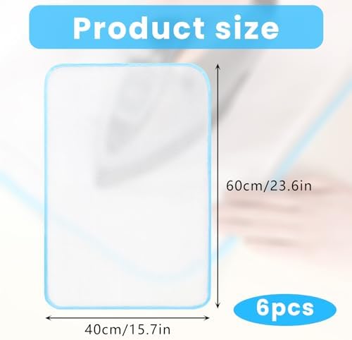 6-Piece Scorch-Saving Ironing Cloth for Protecting Fabrics
