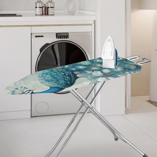 Peacock Design 15 x 54 Thick Cotton Ironing Board Cover