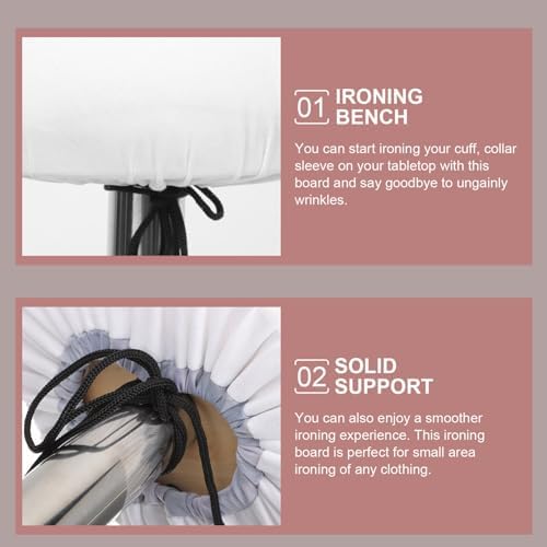 Cabilock Mini Ironing Board for Washable Clothes