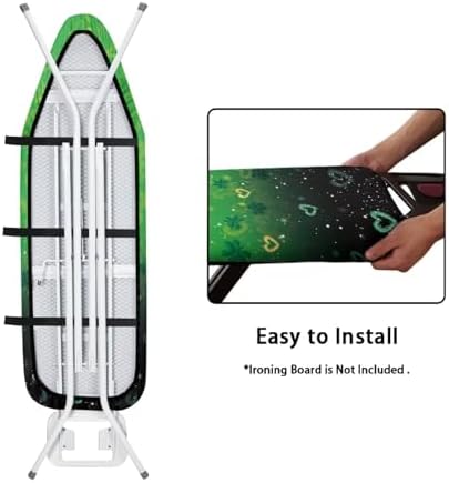 Dreaweet Shamrock Print Ironing Board Cover
