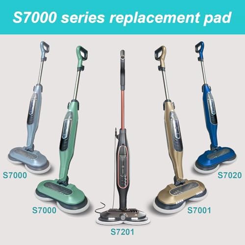 AIR U Replacement 8-Piece Steam Mop Pads for Shark Steam Mops