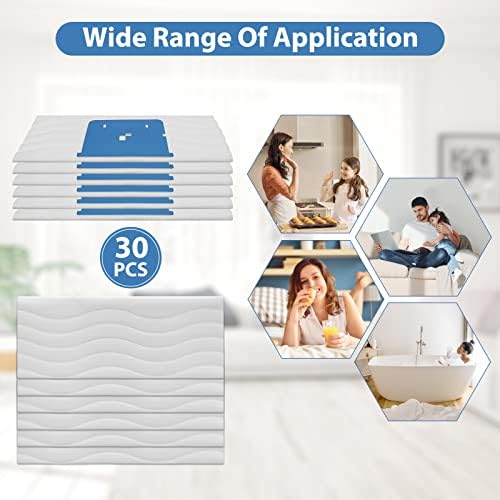 30-Pack Disposable Microfiber Deep-Clean Pads for iRobot Braava Jet M6 Soft Scratch-Free