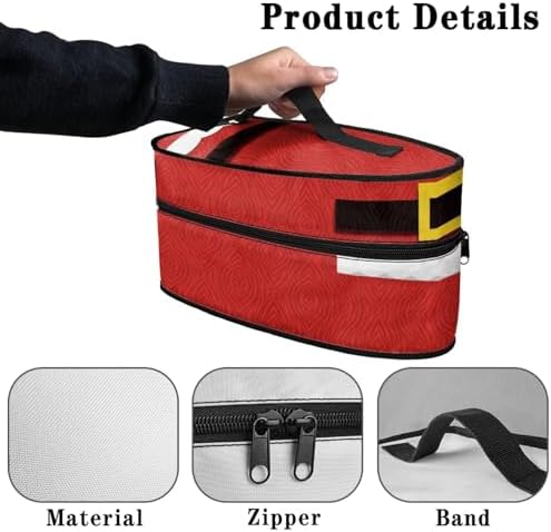 Christmas Wind Iron Storage Bag for Outings with Durable Design