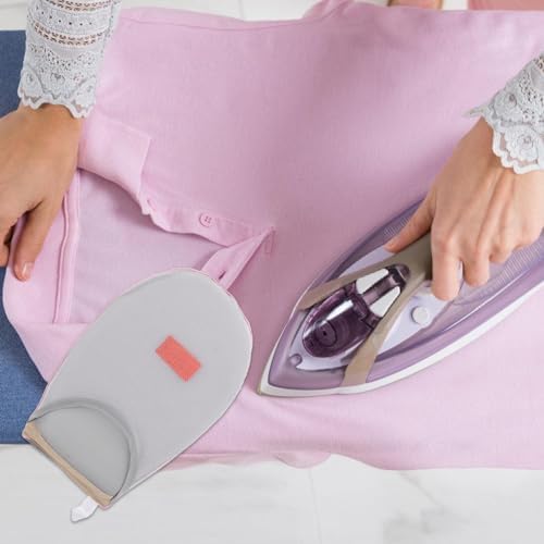 Cabilock Garment Steamer Gloves Mini Heat-Resistant Ironing Board with Finger Loop Protection