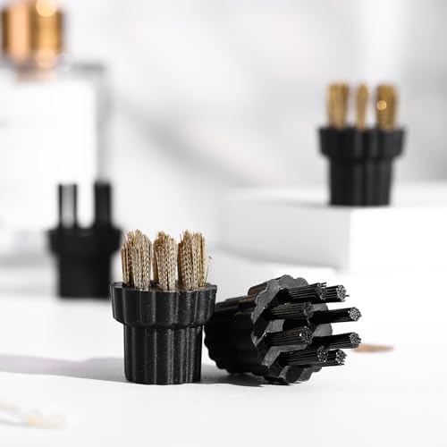 Happyyami 10PCS Steam Mop Brush Heads Brass M8 Replacement Set