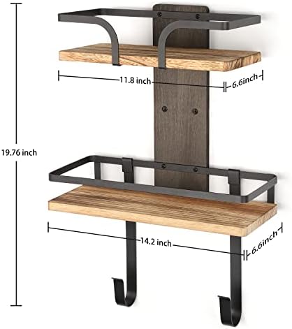 VINAEMO Ironing Board Hanger Wall Mount with 2 Layers