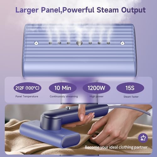 Kepwaa 1200W Steam Iron Compact Fast for Travel