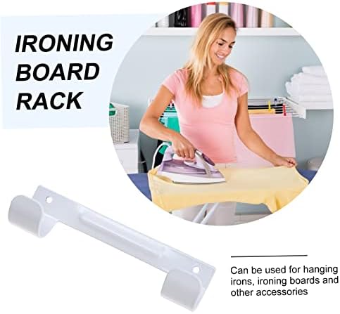 Ciieeo 2 Pcs Wall Mounted Ironing Board Hook Rack