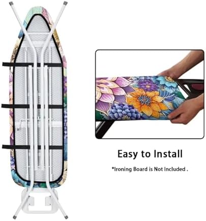 Hippie Flower Ironing Board Cover Pad