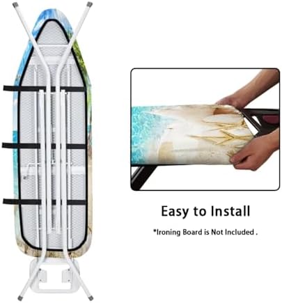 Beach-Themed Ironing Board Cover - Starfish Print