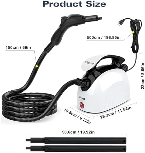 Waitbird Steam Cleaner Portable Handheld Natural Cleaners for Home Use