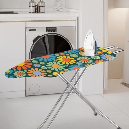 Space-Saving 54x15-inch Ironing Board Cover with Heat-Resistant Design